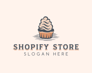 Sweet Muffin Cupcake logo design