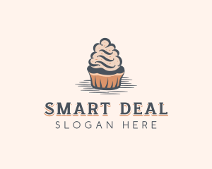 Sweet Muffin Cupcake logo design