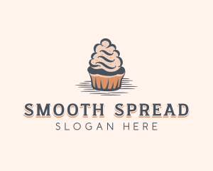 Sweet Muffin Cupcake logo design