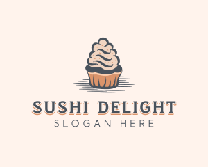 Sweet Muffin Cupcake logo design