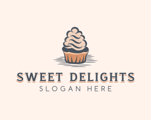 Cupcake - Sweet Muffin Cupcake logo design