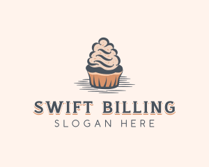 Sweet Muffin Cupcake logo design