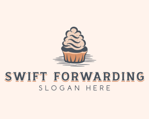 Sweet Muffin Cupcake logo design