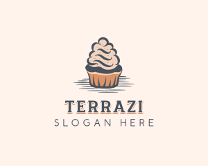 Sweet Muffin Cupcake logo design