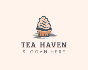 Sweet Muffin Cupcake logo design