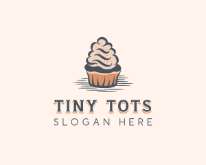 Sweet Muffin Cupcake logo design