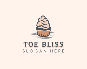 Sweet Muffin Cupcake logo design