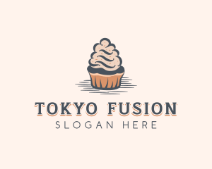 Sweet Muffin Cupcake logo design