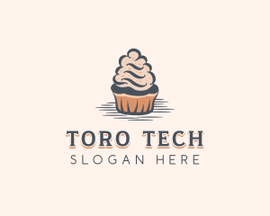 Sweet Muffin Cupcake logo design