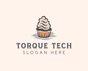 Sweet Muffin Cupcake logo design