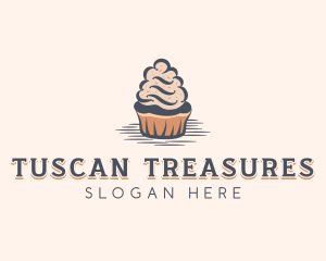 Sweet Muffin Cupcake logo design