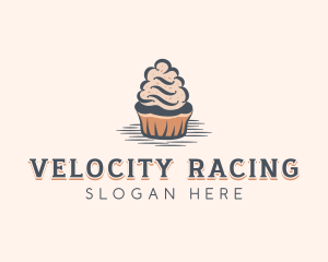 Sweet Muffin Cupcake logo design