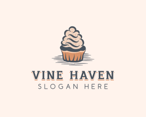 Sweet Muffin Cupcake logo design