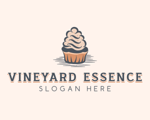 Sweet Muffin Cupcake logo design