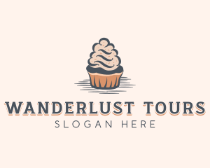 Sweet Muffin Cupcake logo design