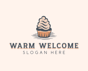 Sweet Muffin Cupcake logo design