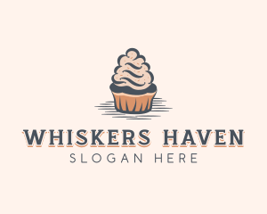 Sweet Muffin Cupcake logo design