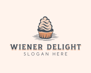 Sweet Muffin Cupcake logo design