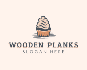 Sweet Muffin Cupcake logo design