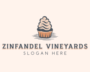 Sweet Muffin Cupcake logo design