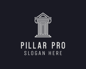 Column Architecture Building logo design