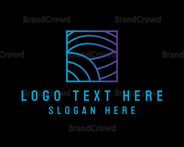 Gradient Modern Waves Logo