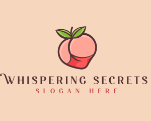 Intimate - Sexy Peach Butt logo design