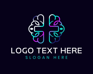 Brain - Brain Cross Wellness logo design