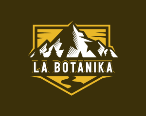 Mountain Hiking Alpine Logo