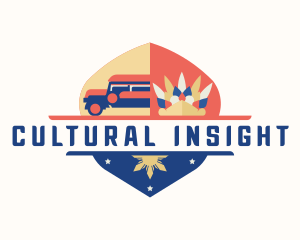 Philippines Jeepney Culture logo design