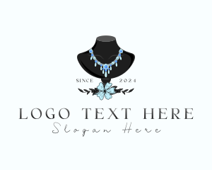 Luxury - Necklace Jewelry Boutique logo design