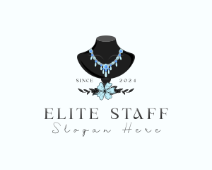 Necklace Jewelry Boutique logo design