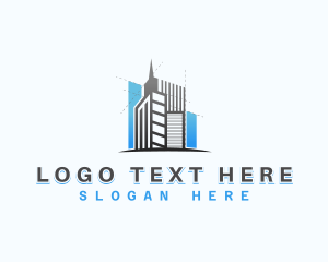 Urban - Tower Building Architecture logo design