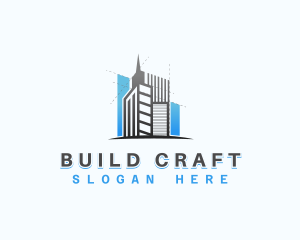 Tower Building Architecture logo design