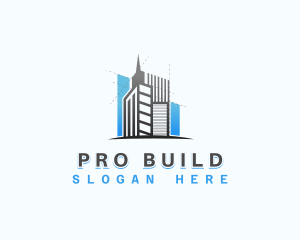 Tower Building Architecture logo design