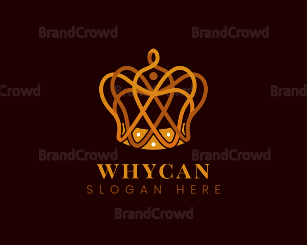Gold King Crown Logo