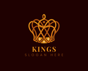 Gold King Crown  logo design