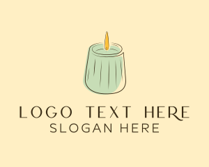 Wax - Fragrance Candle Decoration logo design