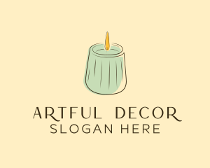 Fragrance Candle Decoration logo design