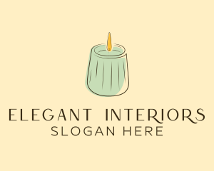 Fragrance Candle Decoration logo design