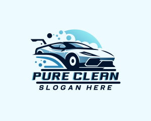 Clean Car Wash logo design