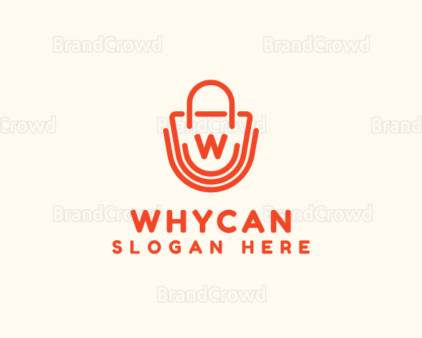 Shopping Bag Retail Logo