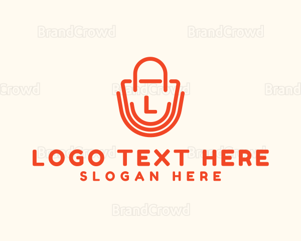 Shopping Bag Retail Logo