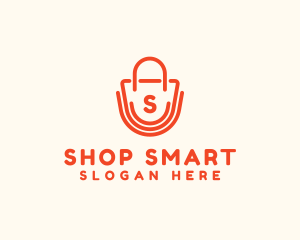 Shopping Bag Retail logo design