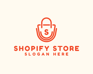 Shopping Bag Retail logo design