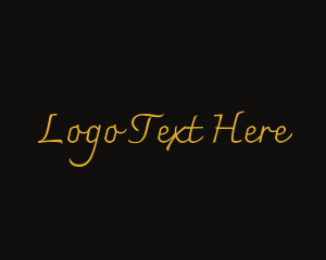 Luxurious - Luxury Script Brand logo design