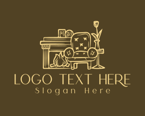 Interior Design Armchair Logo