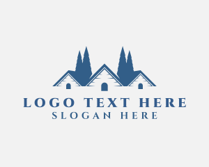 Construction - House Roof Renovation logo design