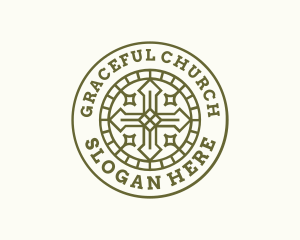 Church - Fellowship Church Cross logo design