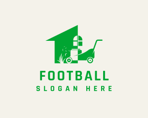 Field - Home Garden Lawn Mower logo design